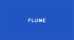 Desktop Screenshot of flumemusic.com